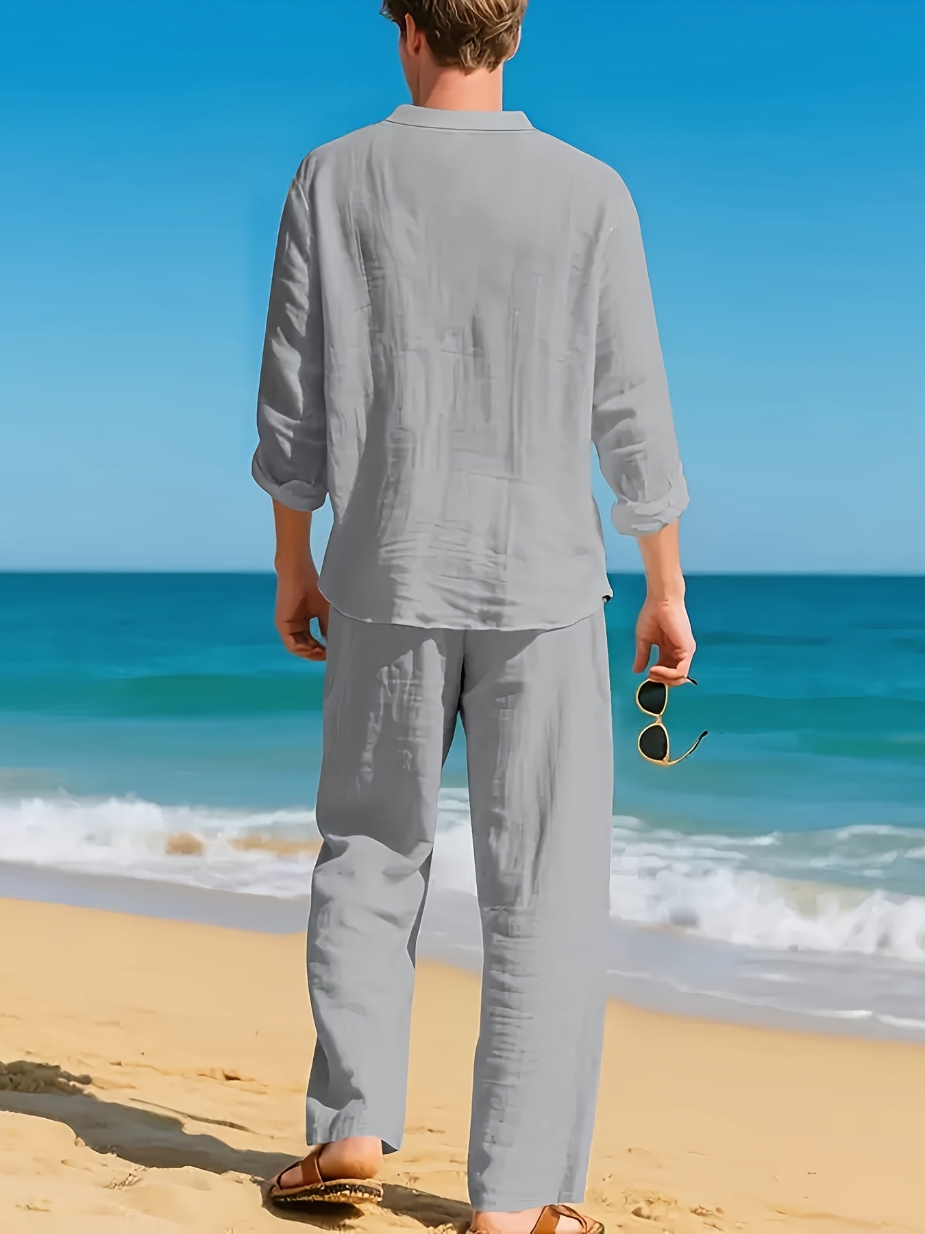JAMES™ | Men's Woven Linen Co-ords