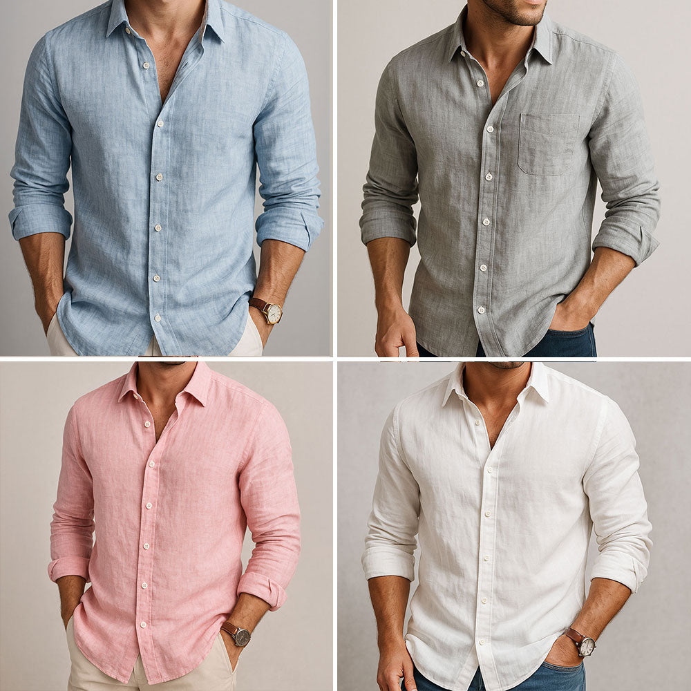 JAMES™ | SIMPLE LINEN SHIRT