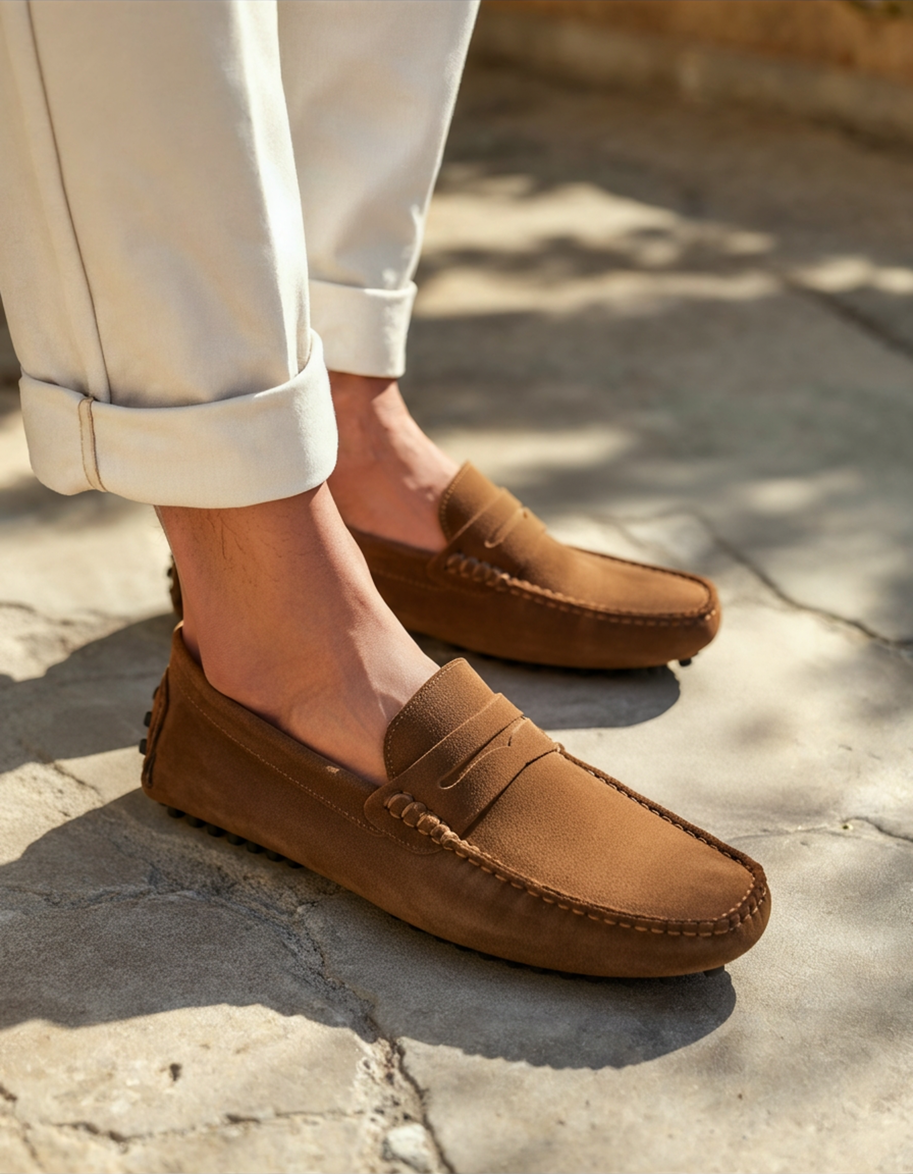 JAMES™ | Suede driver loafers