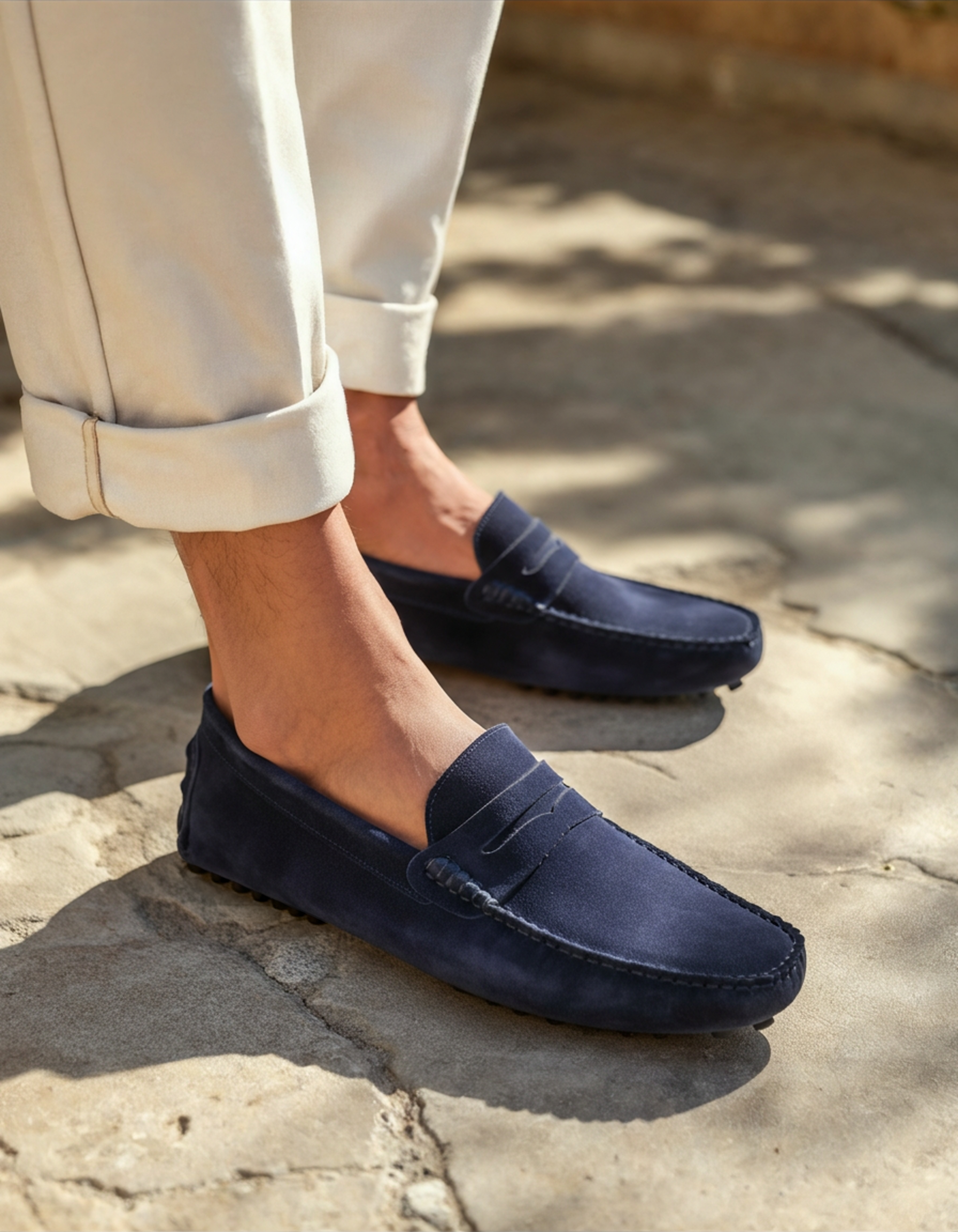 JAMES™ | Suede driver loafers