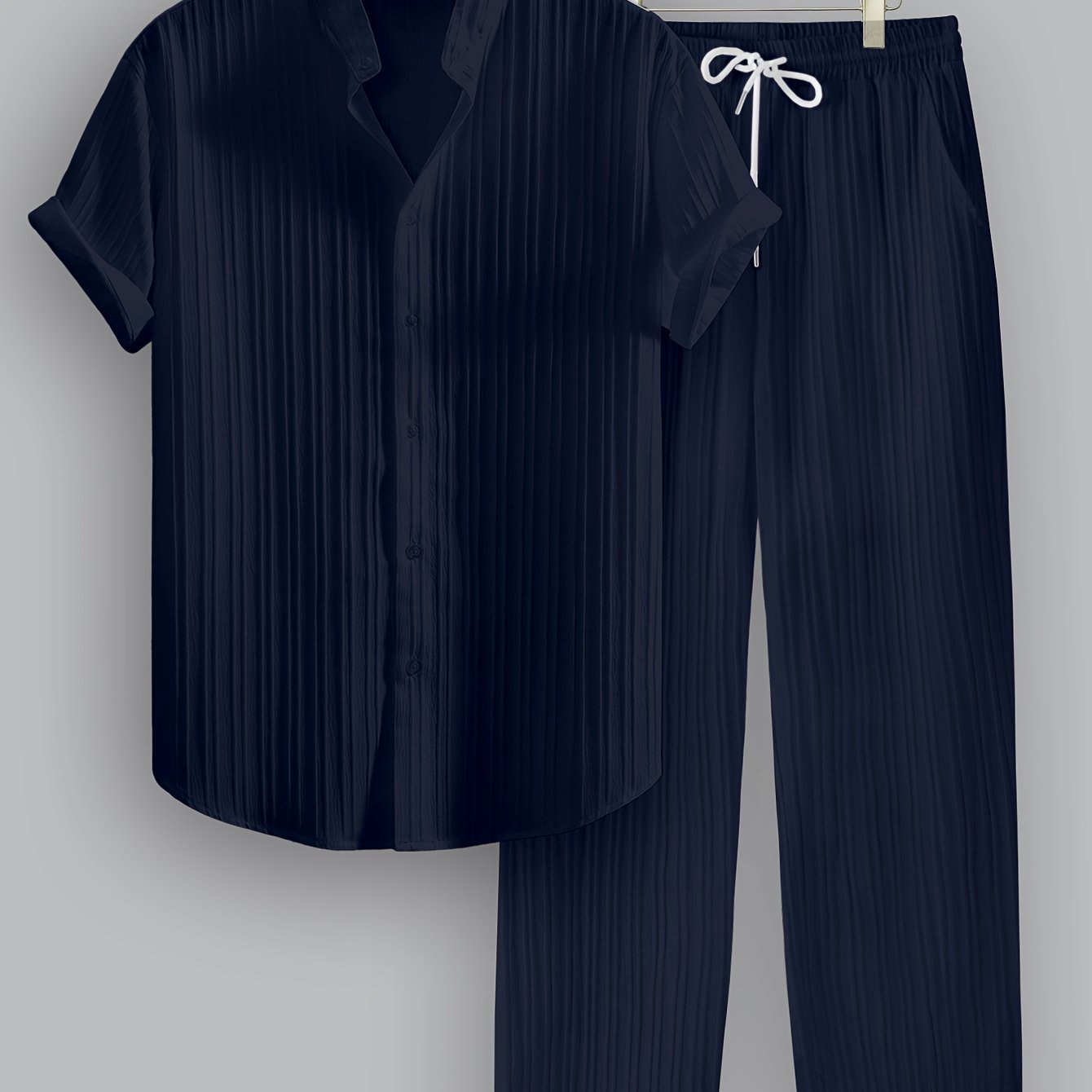 JAMES™ | Men's Ribbed Fabric Coordinated Set