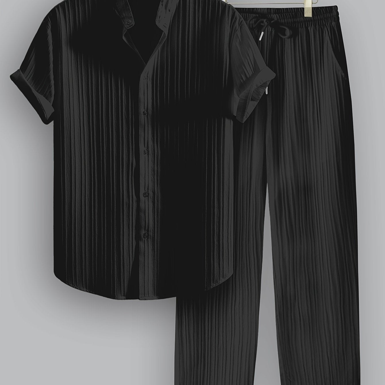 JAMES™ | Men's Ribbed Fabric Coordinated Set