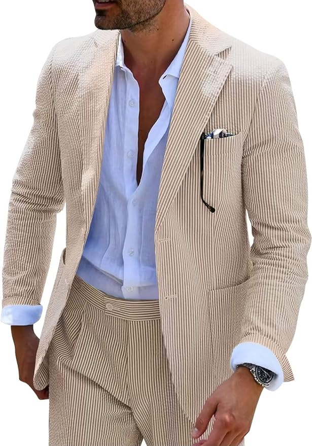 JAMES | Striped Summer Suit (Trousers + Jacket)