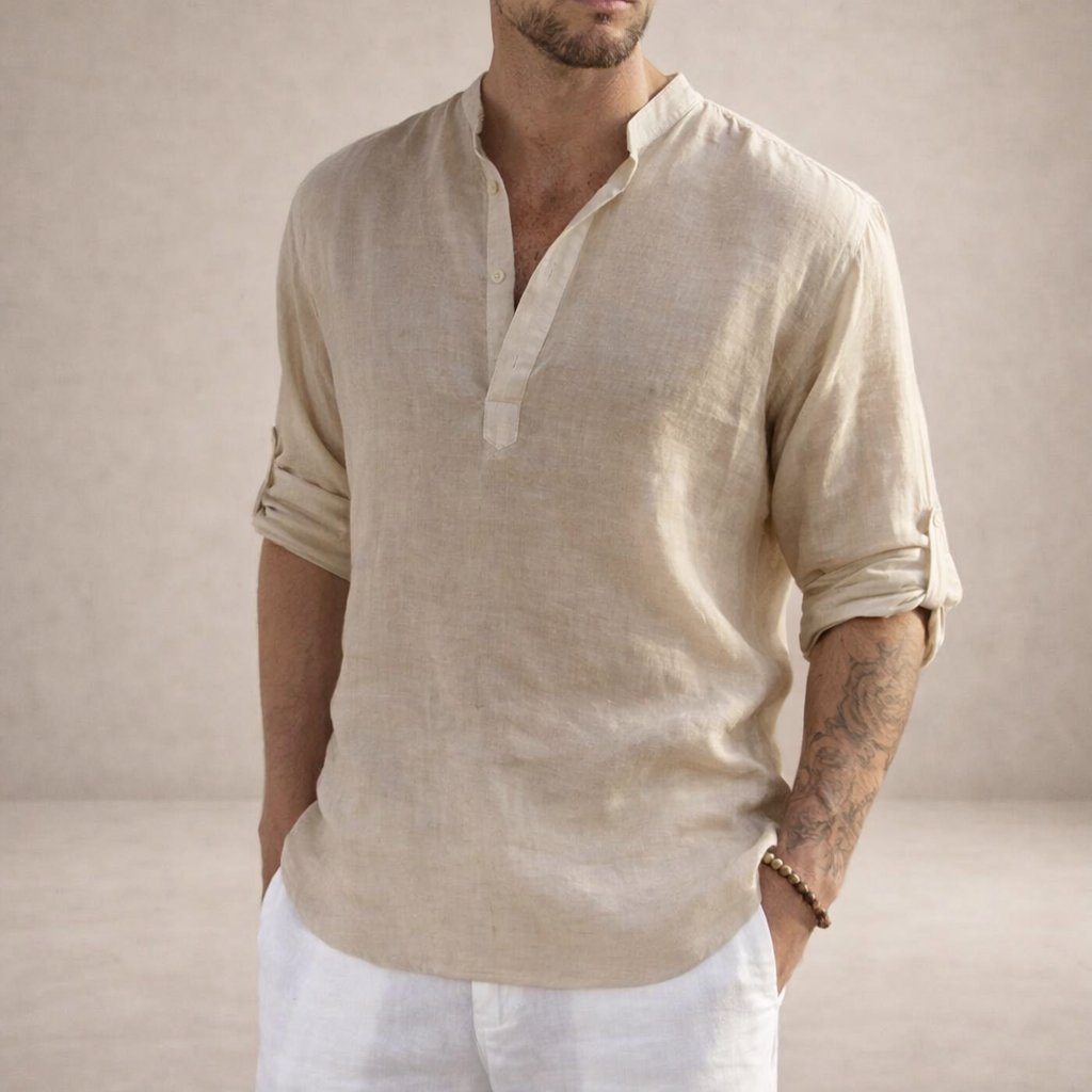 JAMES™ | Stand Collar Shirt