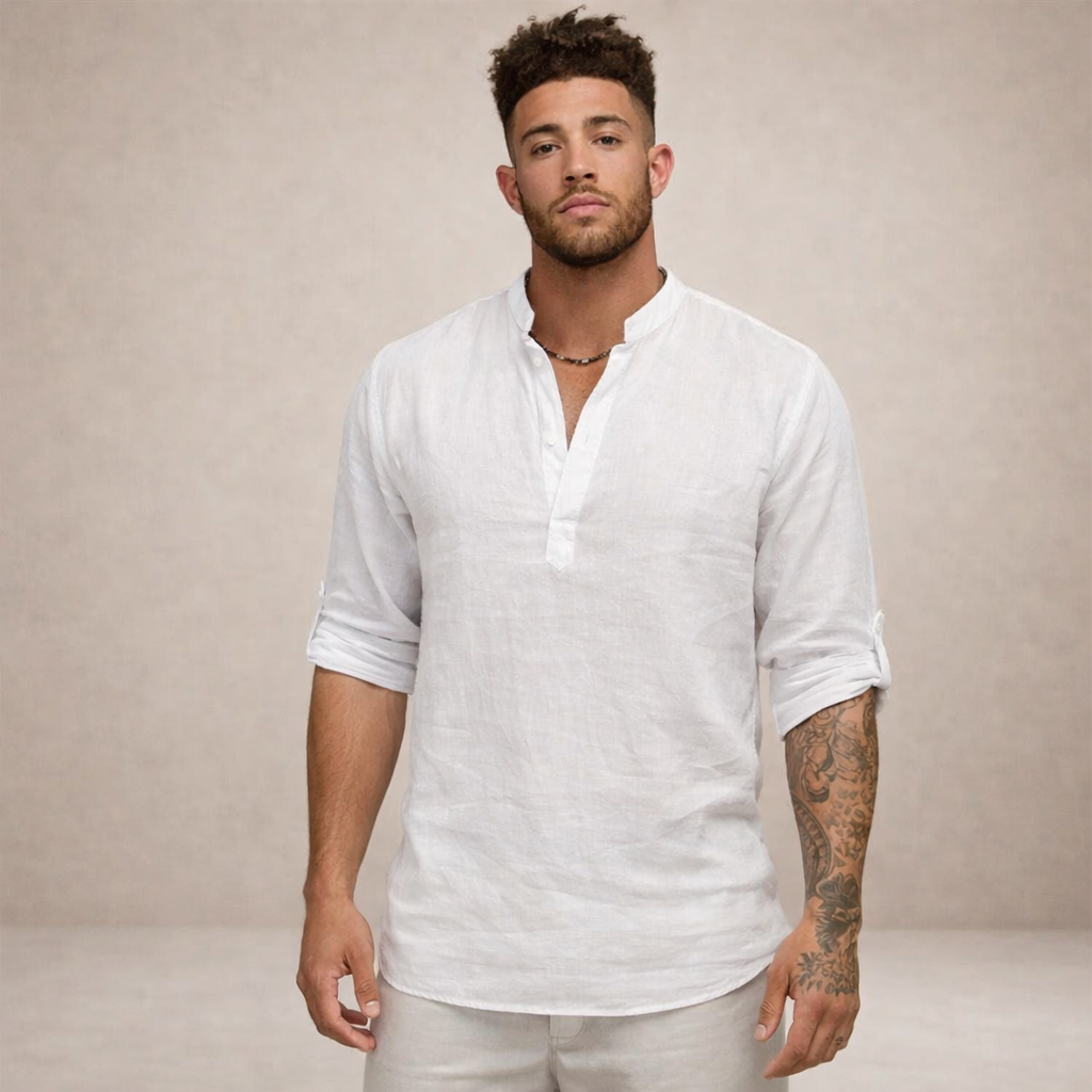 JAMES™ | Stand Collar Shirt