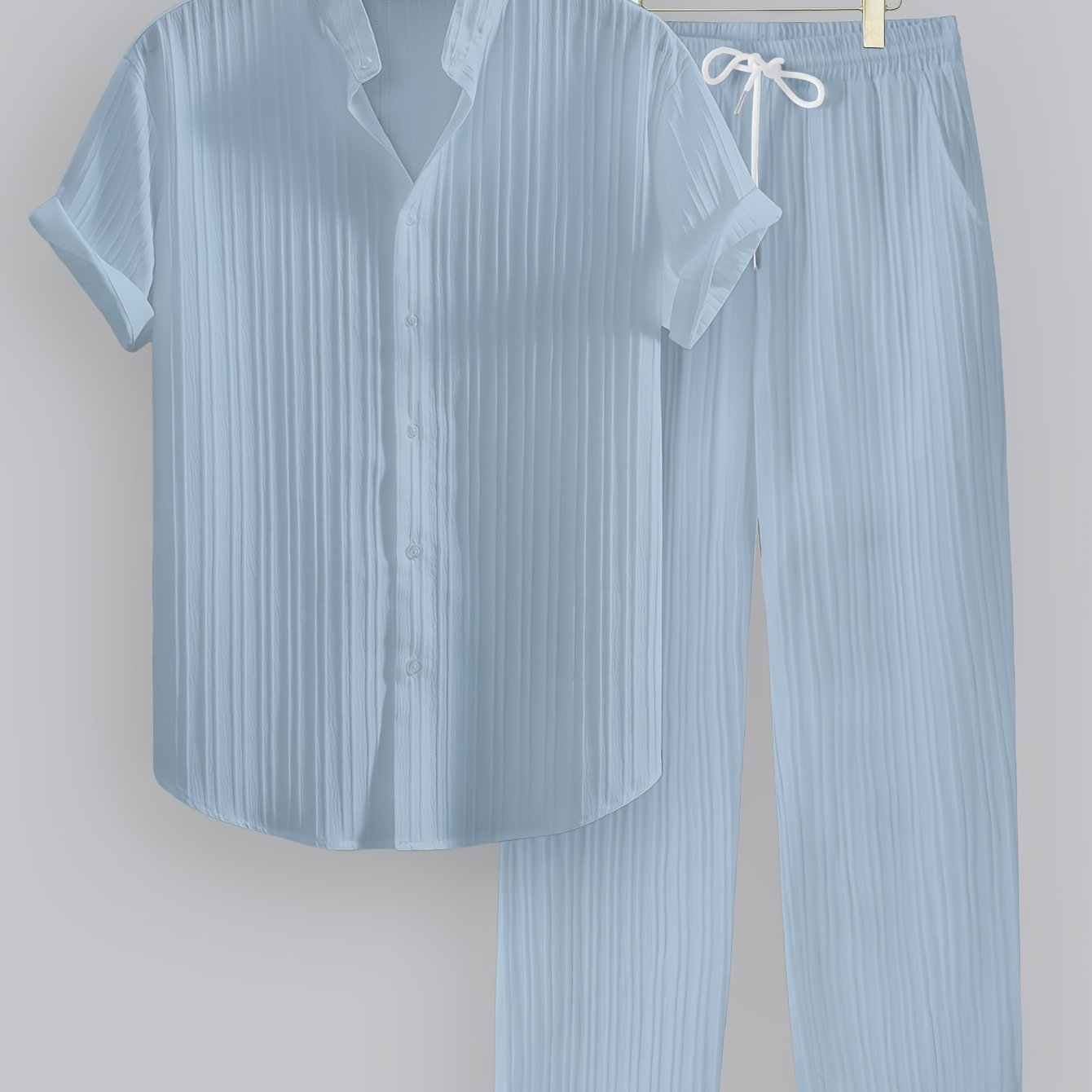 JAMES™ | Men's Ribbed Fabric Coordinated Set