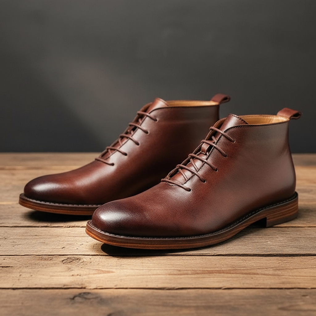 JAMES™ | Men's Full-Grain Leather Lace-Up Boot