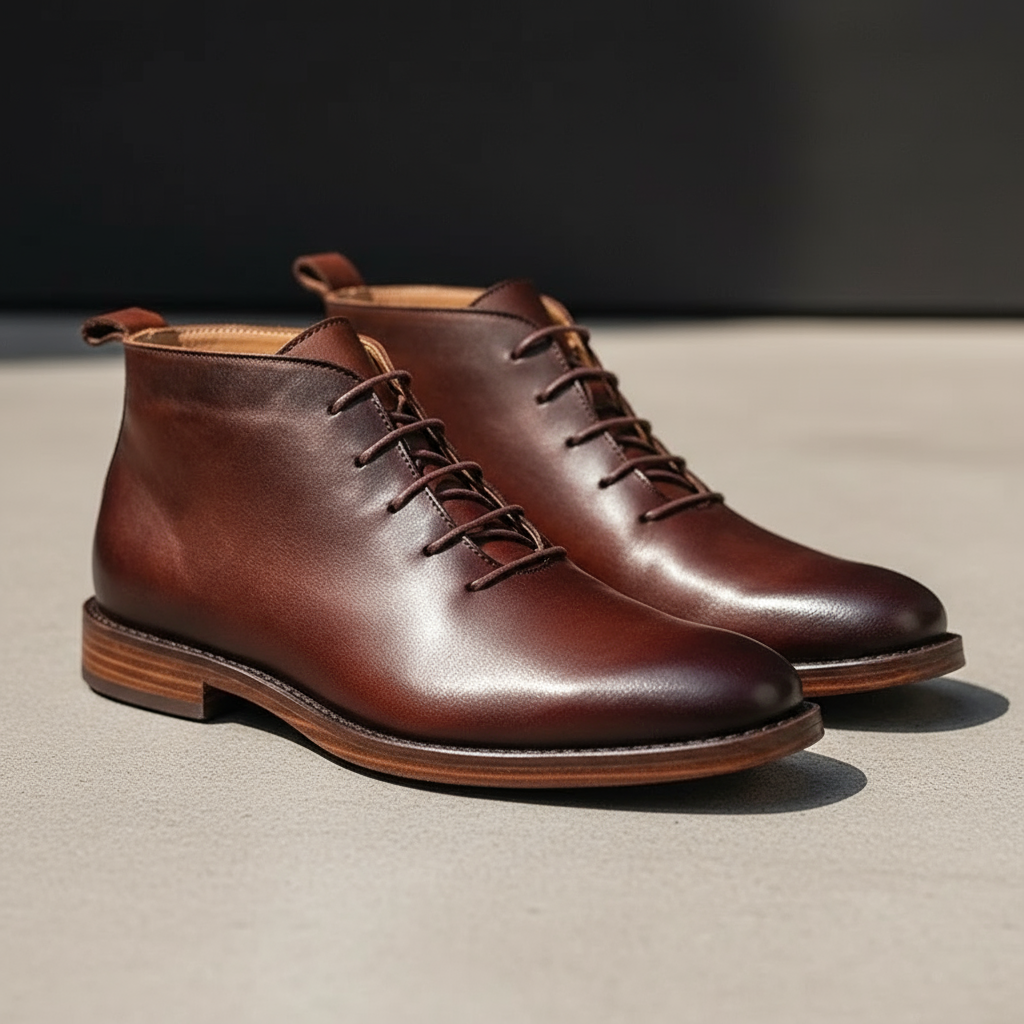 JAMES™ | Men's Full-Grain Leather Lace-Up Boot