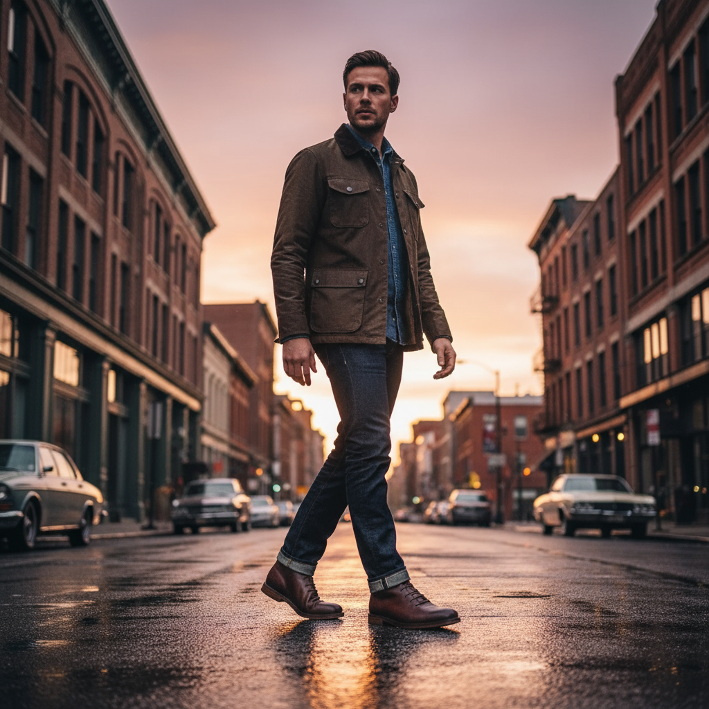 JAMES™ | Men's Full-Grain Leather Lace-Up Boot