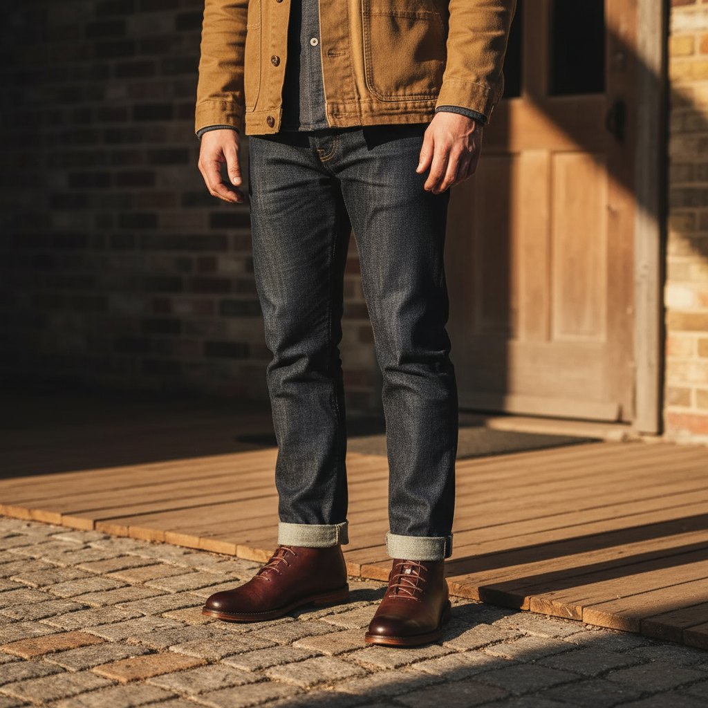 JAMES™ | Men's Full-Grain Leather Lace-Up Boot