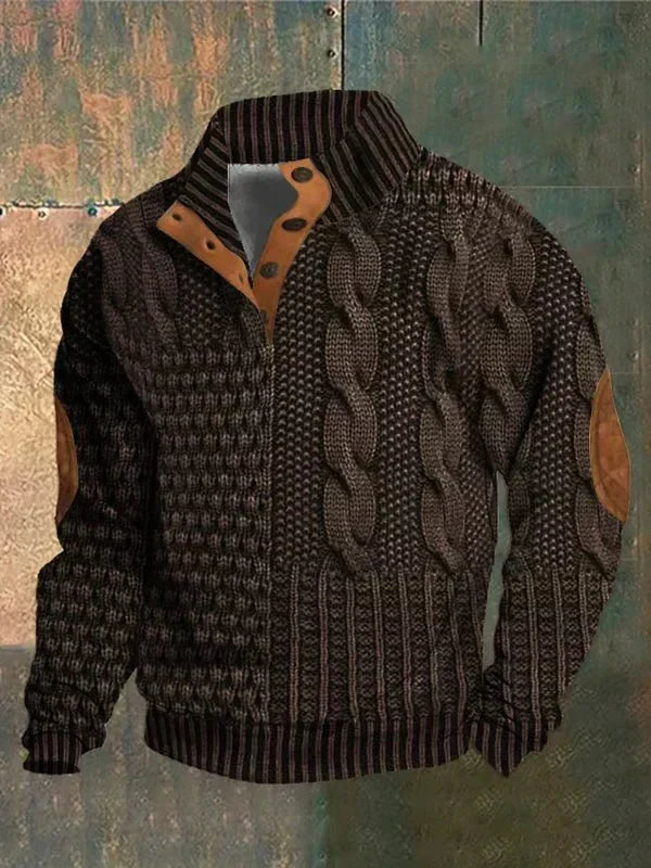JAMES™ | RETRO PRINTED SWEATER