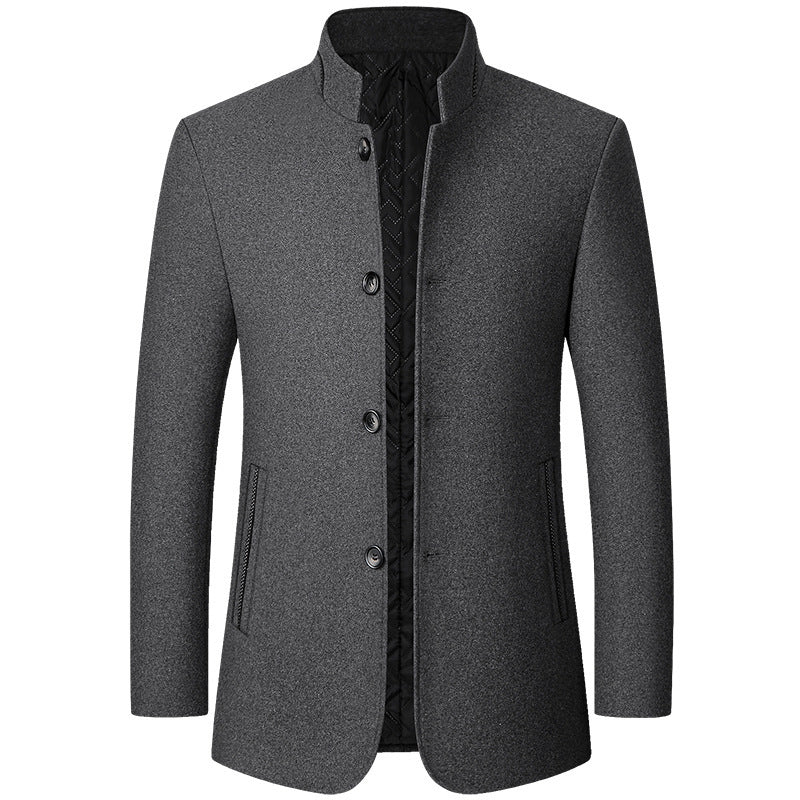 JAMES™ | Men's Tailored Wool-Blend Overcoat
