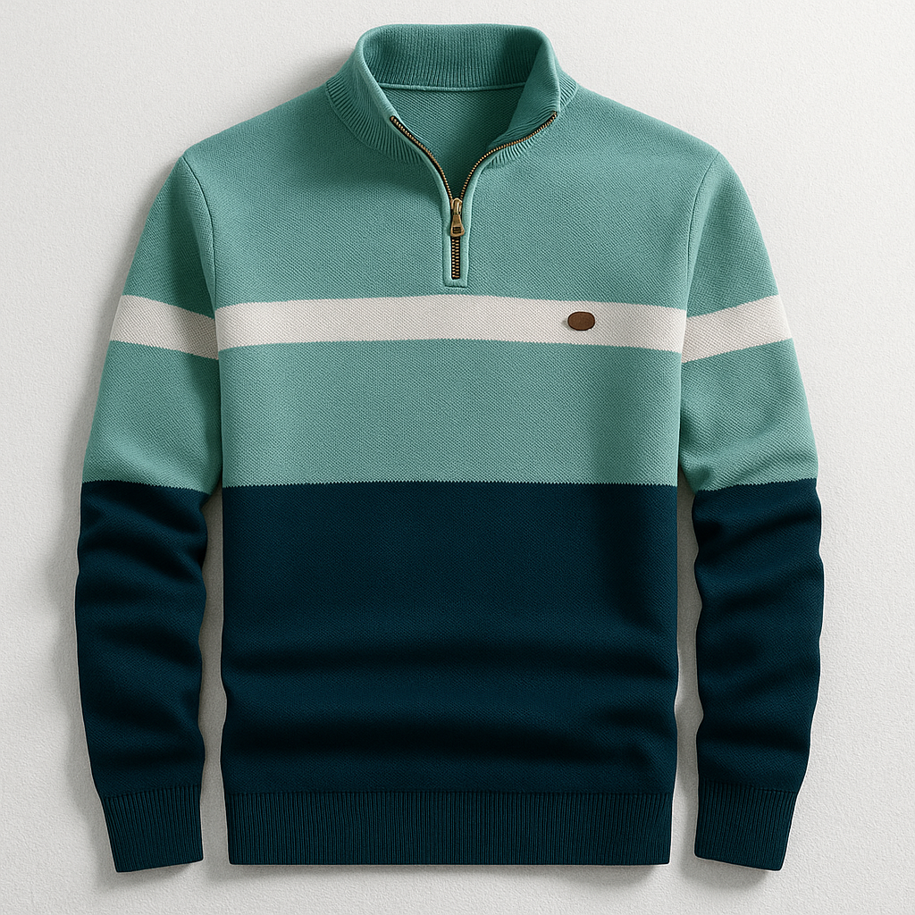 JAMES™ | MEN'S PULLOVER WITH ZIP COLLAR