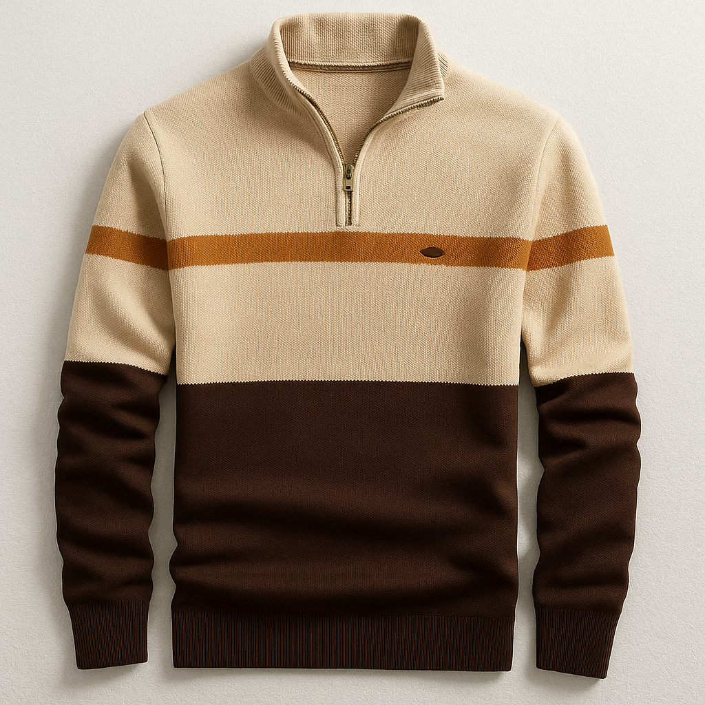 JAMES™ | MEN'S PULLOVER WITH ZIP COLLAR