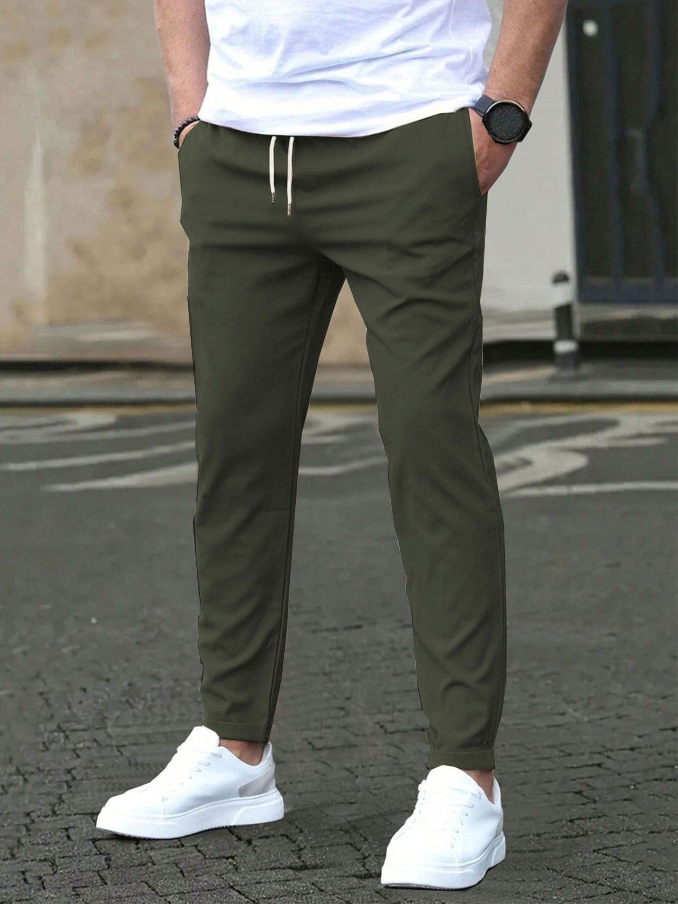 JAMES™ | Men's Slim-Fit Elastic Waist Pants