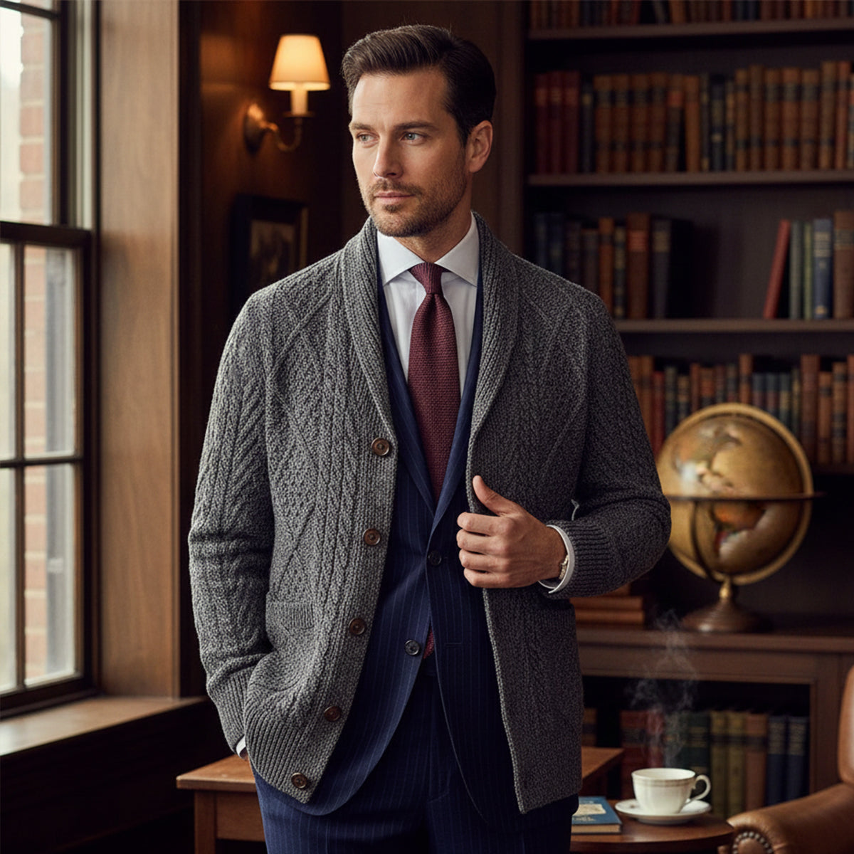 JAMES™ | Button-Front Cardigan