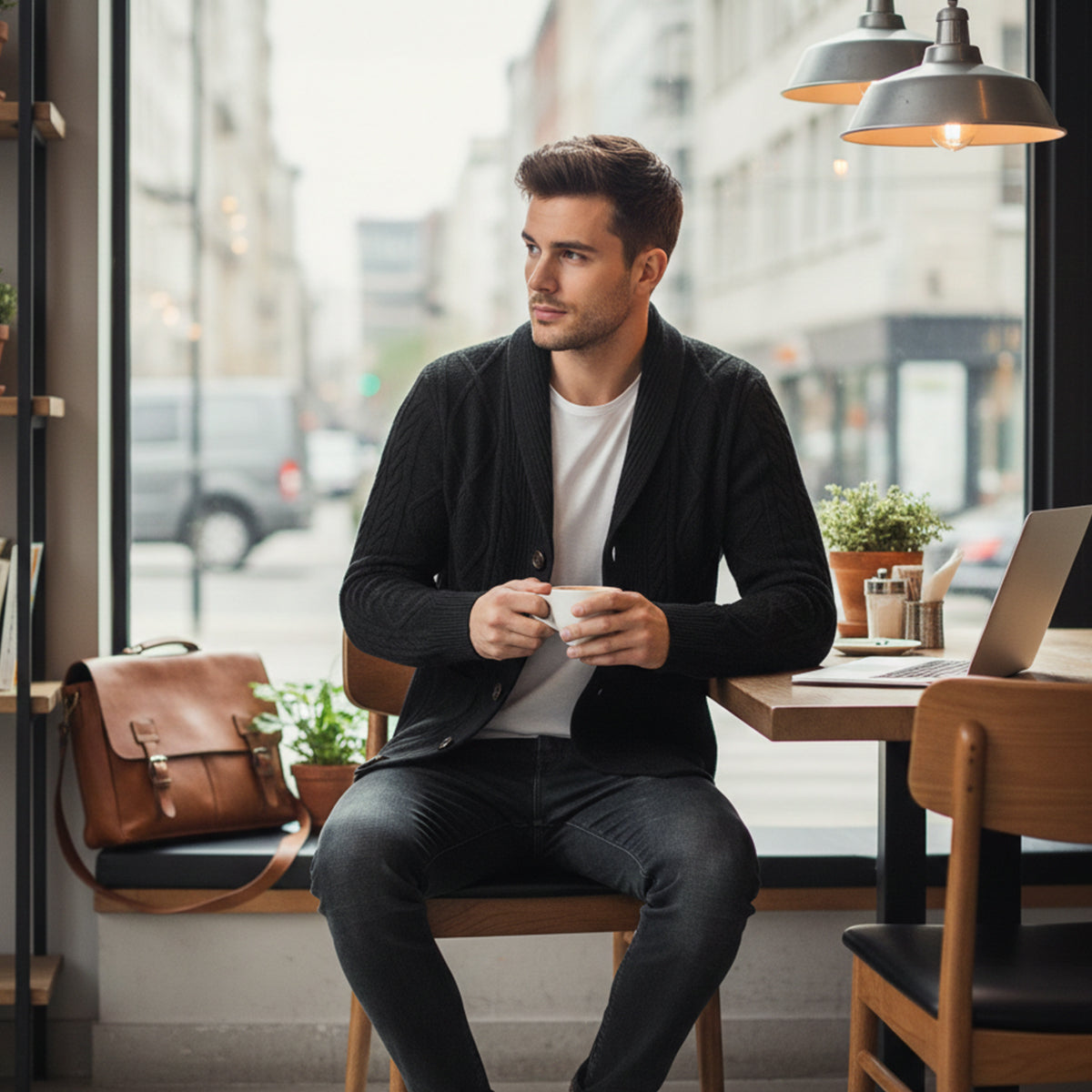 JAMES™ | Button-Front Cardigan