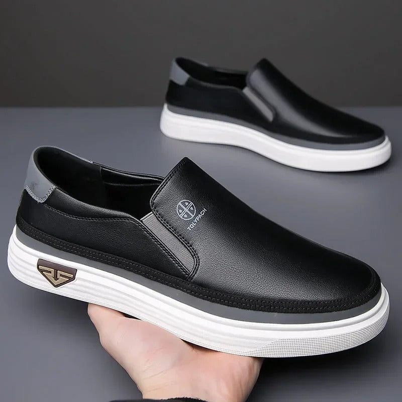 JAMES™ | Men's Full-Grain Leather Slip-On Loafer