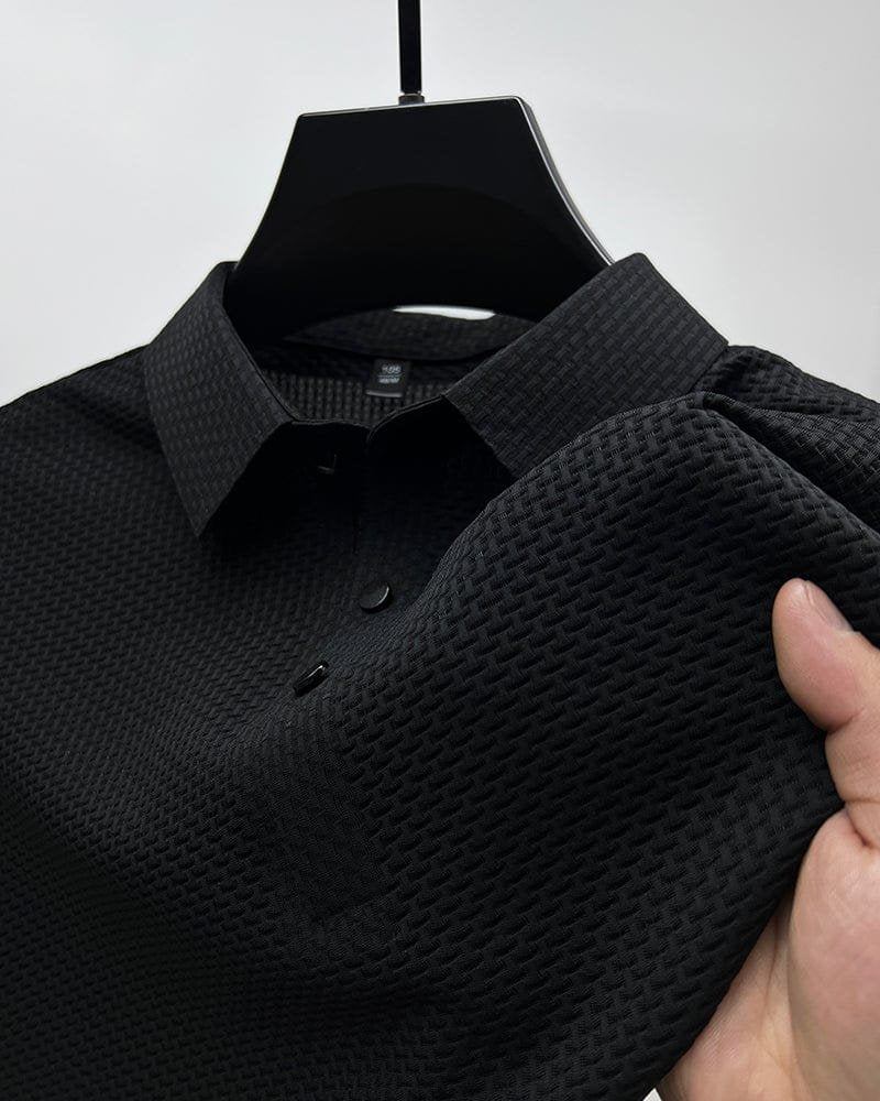 JAMES™ | Men's Knit Button Placket Polo