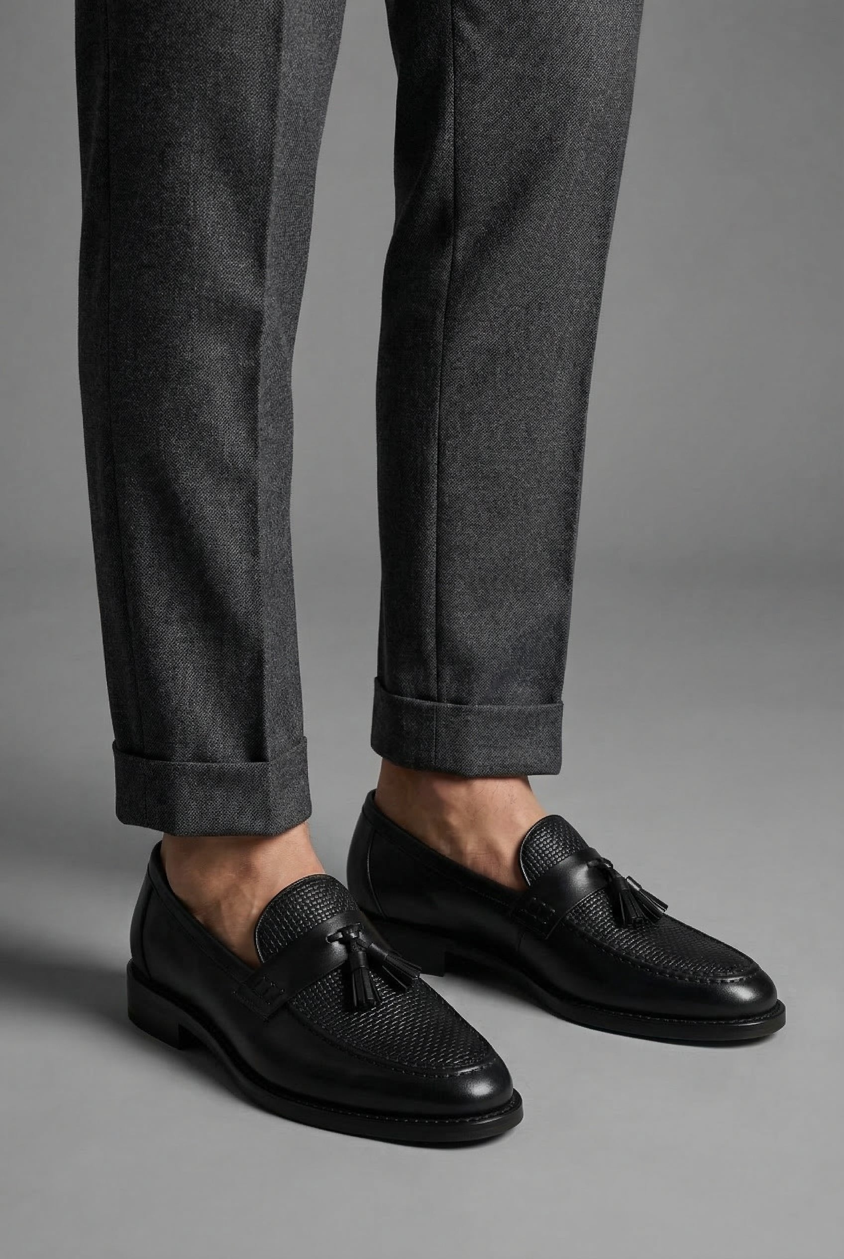 JAMES™ | Men's Woven Tassel Loafers