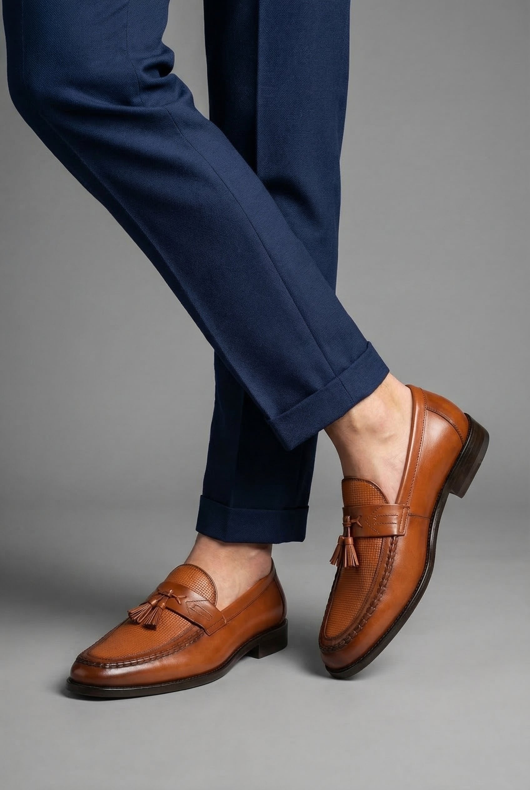 JAMES™ | Men's Woven Tassel Loafers