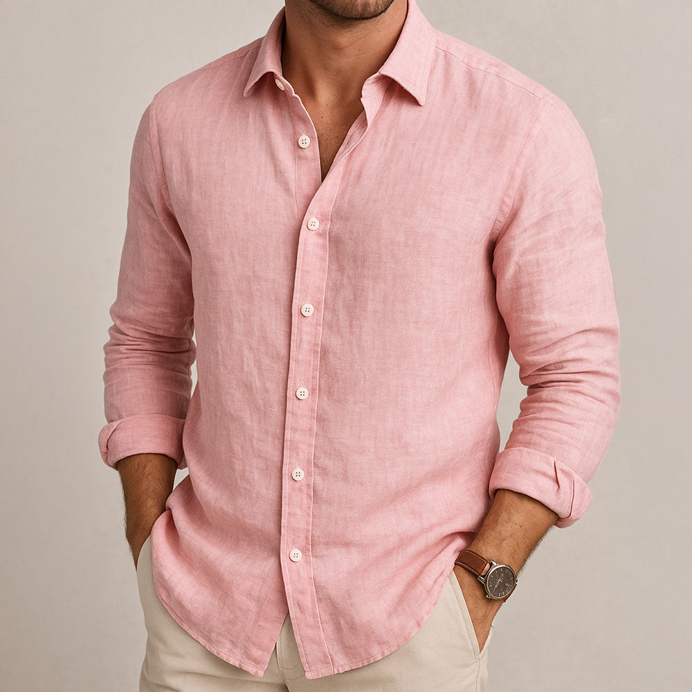 JAMES™ | SIMPLE LINEN SHIRT
