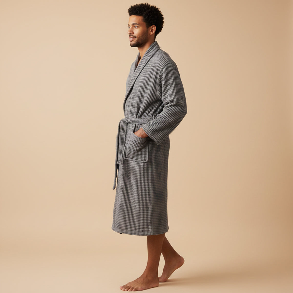JAMES™ | Waffle Bathrobe