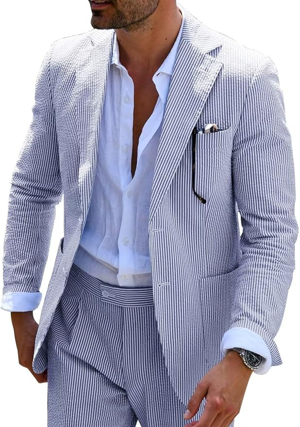 JAMES | Striped Summer Suit (Trousers + Jacket)