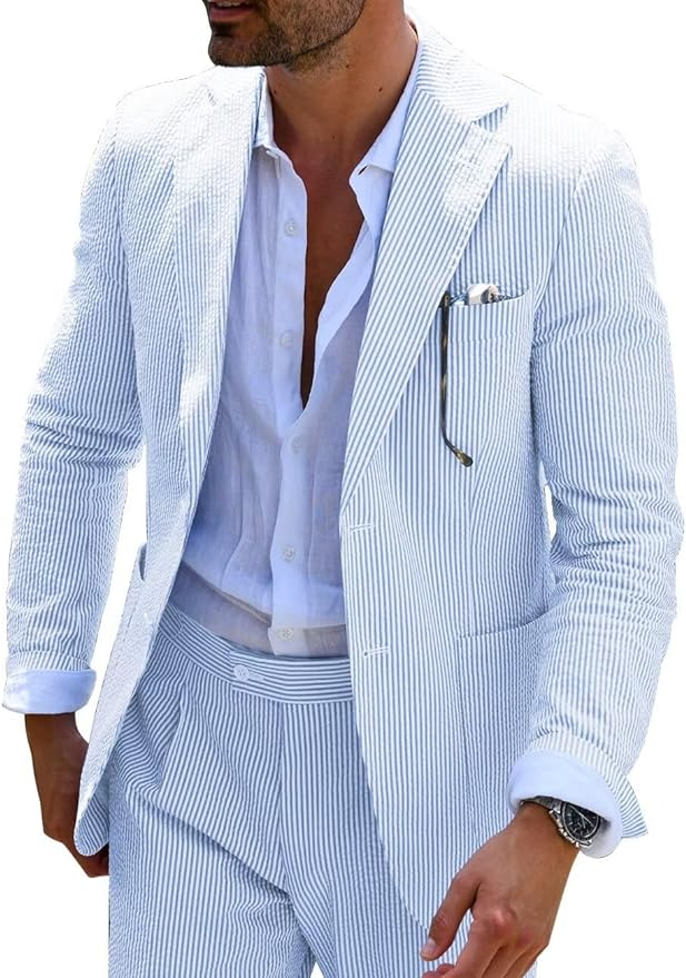 JAMES | Striped Summer Suit (Trousers + Jacket)