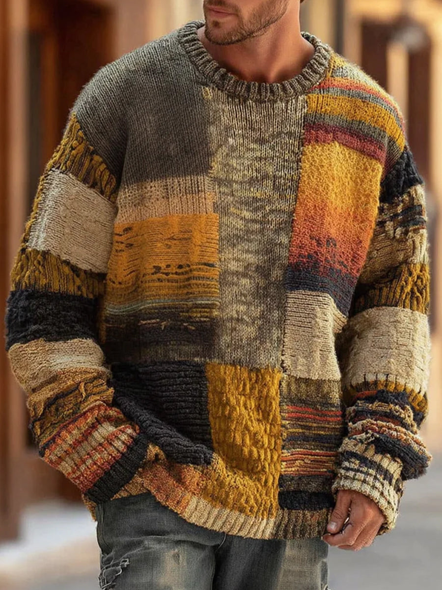 JAMES™ | ABSTRACT KNIT SWEATER