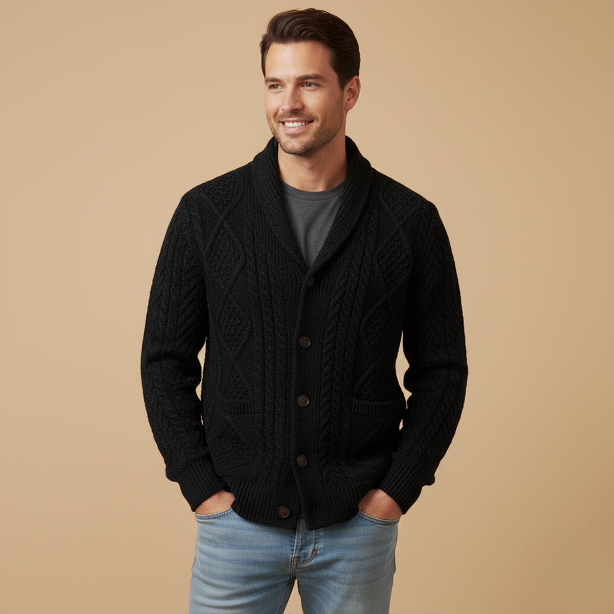 JAMES™ | Button-Front Cardigan