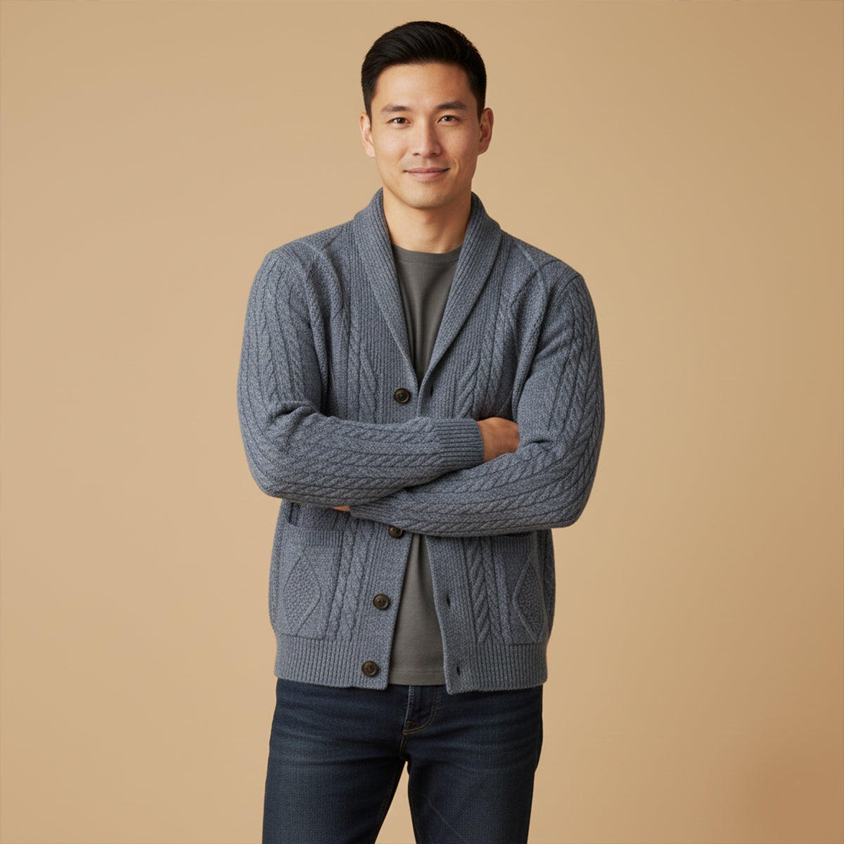 JAMES™ | Button-Front Cardigan
