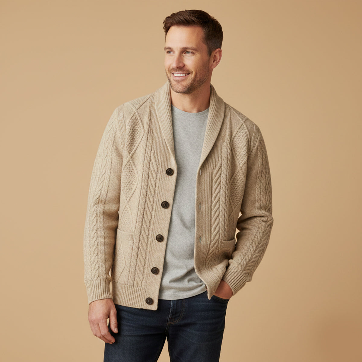 JAMES™ | Button-Front Cardigan