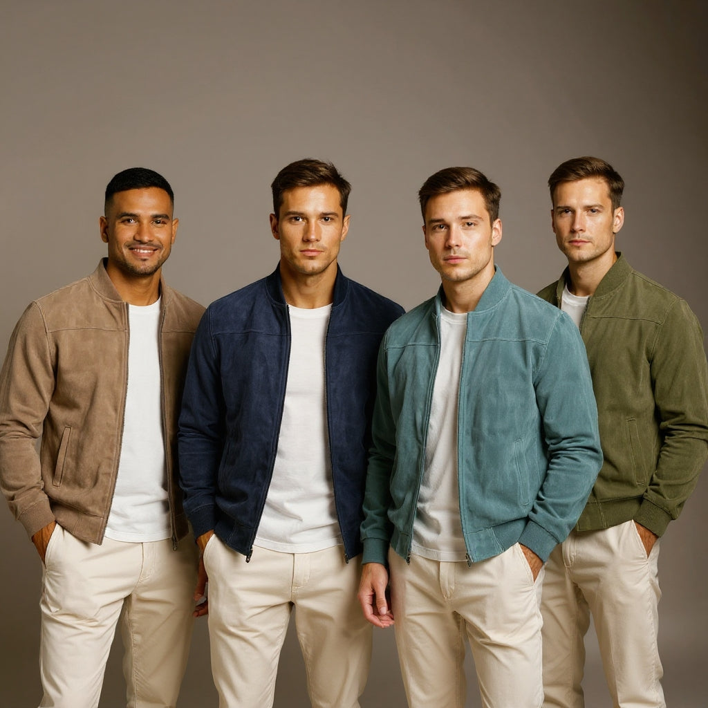 JAMES | SUEDE BOMBER JACKET