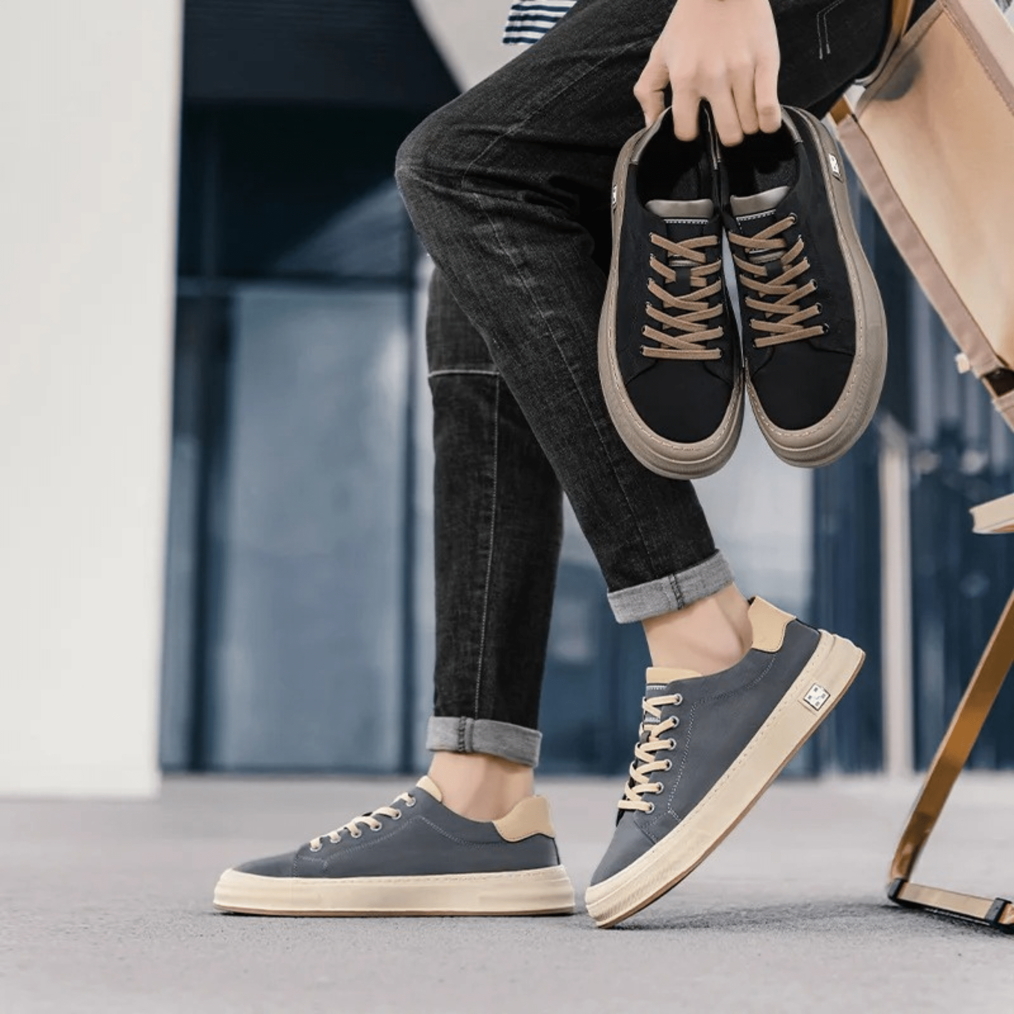JAMES™ | MENS CANVAS TRAINERS