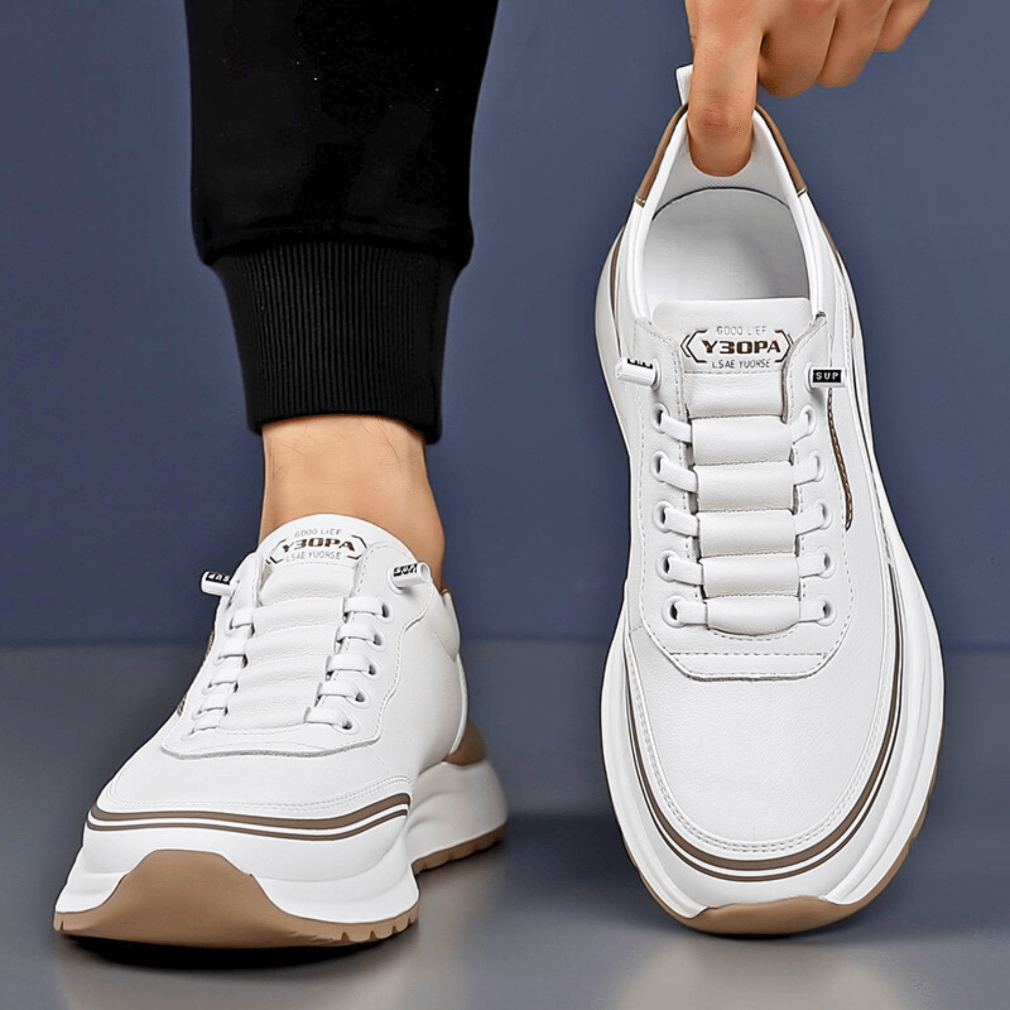 JAMES™ | Men's Cushioned Platform Street Trainers