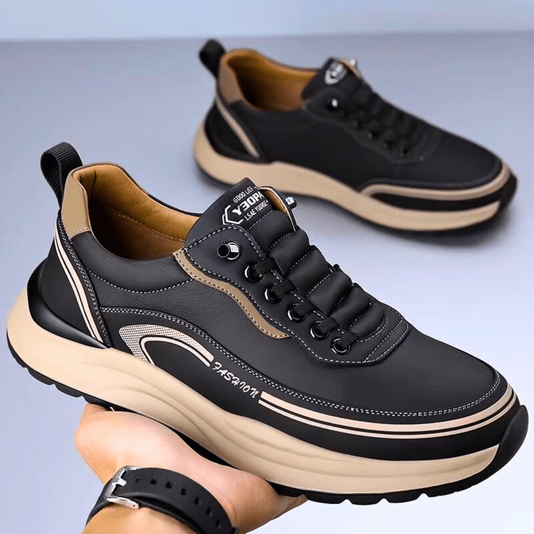 JAMES™ | Men's Cushioned Platform Street Trainers