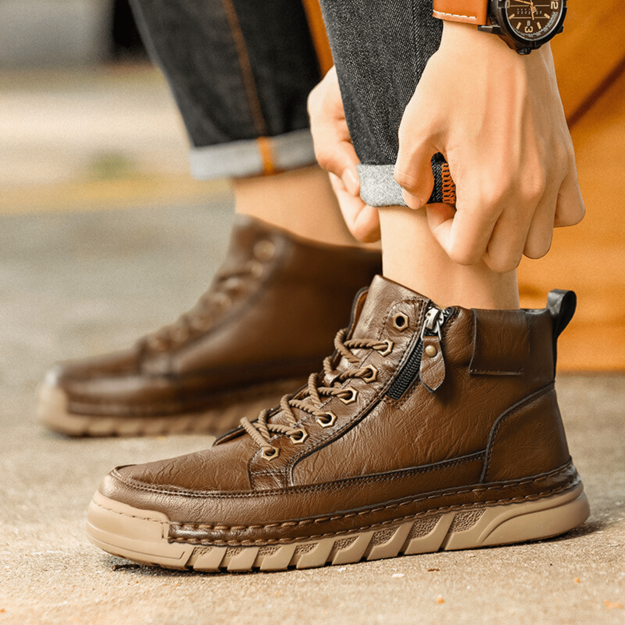JAMES™ | MENS LEATHER BOOTS